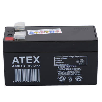 Atex AX12-1.3 12V 1.3Ah Akü - 1