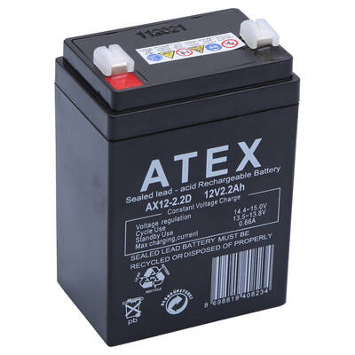Atex AX12-2.2 12V 2.2Ah Dik Akü - 2