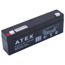 Atex AX12-2.2 12V 2.2Ah Yatay Akü - Thumbnail