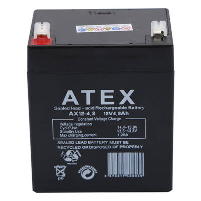 Atex AX12-4.2 12V 4.2Ah Akü - 1