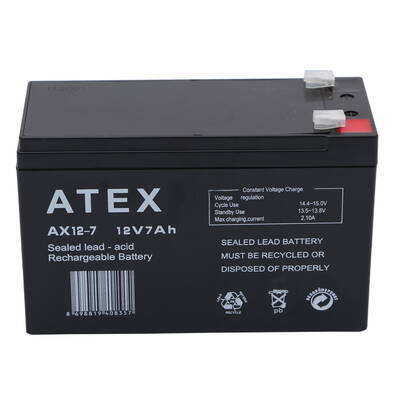Atex AX12-7 12V 7Ah Akü - 1