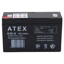 Atex AX6-12 6V 12Ah Akü - Thumbnail