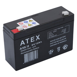 Atex AX6-12 6V 12Ah Akü - Thumbnail