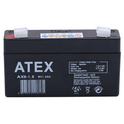 Atex AX6-1.3 6V 1.3Ah Akü - 4