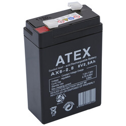 Atex AX6-2.8 6V 2.8Ah Akü - Thumbnail