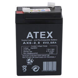Atex AX6-2.8 6V 2.8Ah Akü - 4