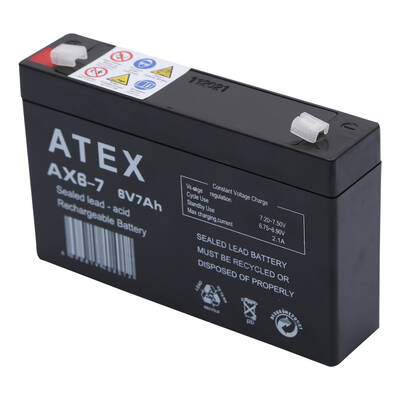 Atex AX6-7 6V 7Ah Akü - 2