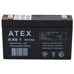 Atex AX6-7 6V 7Ah Akü - Thumbnail