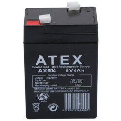 Atex AX604 6V 4Ah Akü - Thumbnail