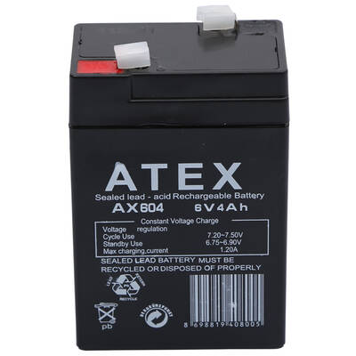 Atex AX604 6V 4Ah Akü - 1