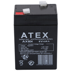 Atex AX604 6V 4Ah Akü - Thumbnail