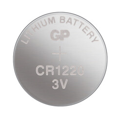 GP Batteries Cr1220 1220 Boy Lityum Düğme Pil, 3 Volt, 5'li Kart - Thumbnail