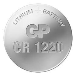 GP Batteries Cr1220 1220 Boy Lityum Düğme Pil, 3 Volt, 5'li Kart - Thumbnail