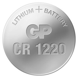 GP Batteries Cr1220 1220 Boy Lityum Düğme Pil, 3 Volt, Tekli Kart - Thumbnail