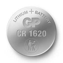 GP Batteries Cr1620 1620 Boy Lityum Düğme Pil, 3 Volt, 5'li Kart - Thumbnail