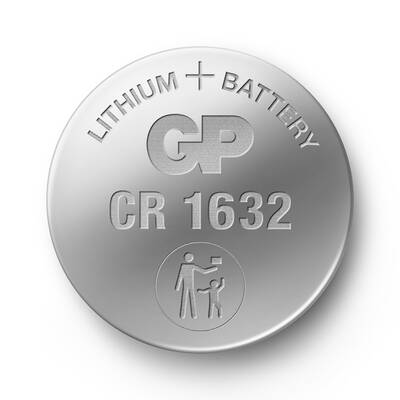 GP Batteries Cr1632 1632 Boy Lityum Düğme Pil, 3 Volt, 5'li Kart - 2