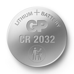 GP Batteries Cr2032 2032 Boy Lityum Düğme Pil, 3 Volt, Tekli Kart - Thumbnail