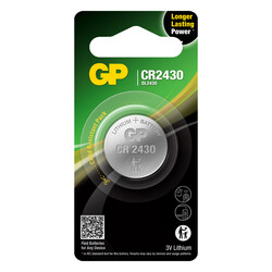 GP Batteries Cr2430 2430 Boy Lityum Düğme Pil, 3 Volt, Tekli Kart - Thumbnail