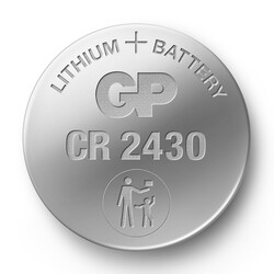 GP Batteries Cr2430 2430 Boy Lityum Düğme Pil, 3 Volt, Tekli Kart - Thumbnail
