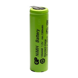 GP Batteries GP 1300 Mah Puntalı Şarjlı Endüstriyel AA Kalem Pil 130AAM 1 Adet - Thumbnail