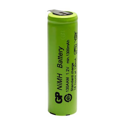 GP Batteries GP 1300 Mah Puntalı Şarjlı Endüstriyel AA Kalem Pil 130AAM 1 Adet - 1