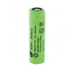 GP Batteries GP 1800 Mah Düz Kafa Şarjlı Endüstriyel AA Kalem Pil 180AAH 1 Adet - Thumbnail