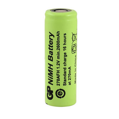 GP Batteries GP 2600 Mah Düz Kafa Şarjlı Endüstriyel AA Kalem Pil 270AFH 1 Adet - 1