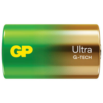 G-TECH Ultra Alkalin Kalın LR20 - D Boy 1.5V Pil 2'li Kart - 2