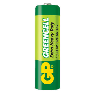 GP Batteries GP15G Greencell R6P/1215/AA Kalem Pil, 1.5 Volt, 12'li Paket - 2