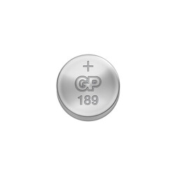 GP Batteries GP189 LR54/189/V10Ga Boy Alkalin Düğme Pil, 1.5 Volt, 5'li Kart - Thumbnail