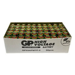 GP Batteries GP23A Süper Alkalin 23A/Mn21/V23Ga Boy Pil, 12 Volt, 50 Adet Açık Ambalaj - Thumbnail