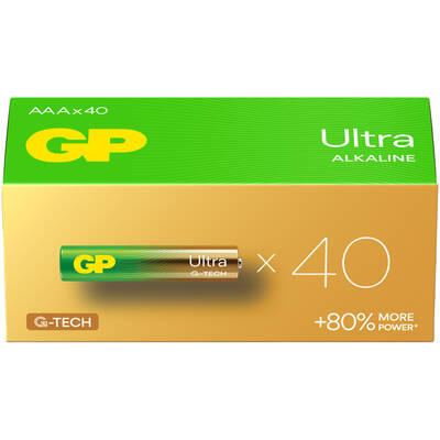G-TECH Ultra Alkalin İnce LR03 - AAA Boy 1.5V Pil 40'lı Kutu - 1