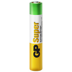 GP Batteries GP25A Süper Alkalin LR8D425/E96/AAAA Boy İncenin İncesi Pil, 1.5 Volt, 2'li Kart - Thumbnail