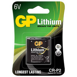 GP Batteries GPCr-P2 Cr-P2/Dl223A Boy Lityum Pil, 6 Volt, Tekli Kart - 3