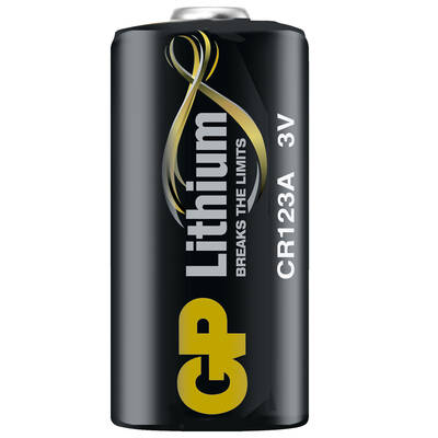 GP Batteries GPCr123A Dl123A/Cr123A Boy Lityum Pil, 3 Volt, Tekli Kart - 2
