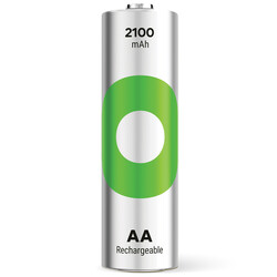 GP Batteries ReCyko 2100 AA Kalem Ni-MH Şarjlı Pil, 1.2 Volt, 6'lı Kart - Thumbnail