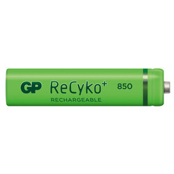 GP Batteries ReCyko 850 AAA İnce Kalem Ni-MH Şarjlı Pil, 1.2 Volt, 6'lı Kart - Thumbnail