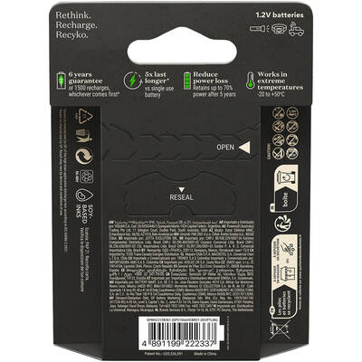 GP Batteries ReCyko Pro 2000mAh AA Kalem Ni-Mh Şarjlı Pil, 1.2 Volt, 6'lı Kart - 2