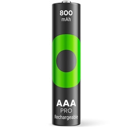 GP Batteries ReCyko Pro AAA İnce Ni-Mh Şarjlı Pil, 1.2 Volt, 4'lü Kart - Thumbnail