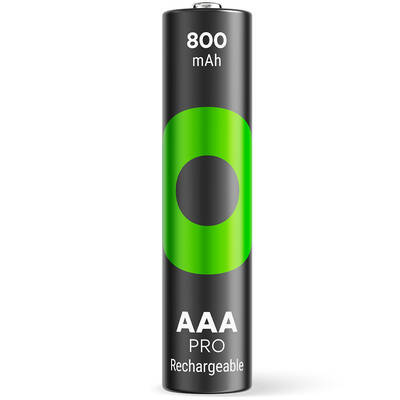 GP Batteries ReCyko Pro 800mAh AAA İnce Ni-Mh Şarjlı Pil, 1.2 Volt, 4'lü Kart - 3