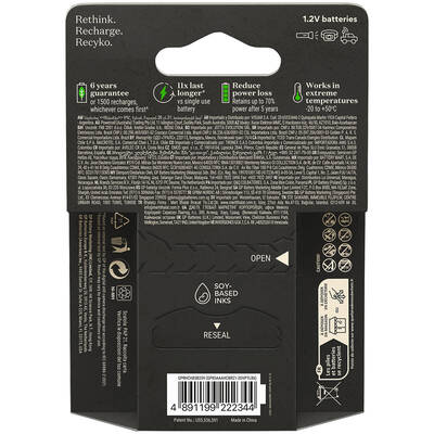 GP Batteries ReCyko Pro 800mAh AAA İnce Ni-Mh Şarjlı Pil, 1.2 Volt, 6'lı Kart - 2
