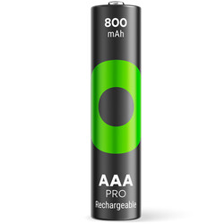 GP Batteries ReCyko Pro AAA İnce Ni-Mh Şarjlı Pil, 1.2 Volt, 6'lı Kart - Thumbnail