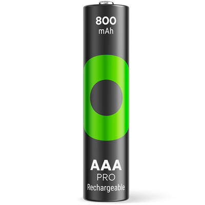 GP Batteries ReCyko Pro 800mAh AAA İnce Ni-Mh Şarjlı Pil, 1.2 Volt, 6'lı Kart - 3