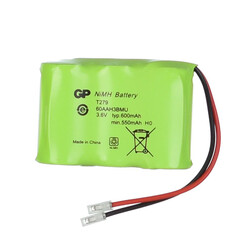 GP Batteries T279 600mAh 3.6V 3'lü Kısa Telsiz Telefon Pili - Thumbnail