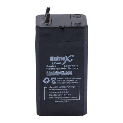 Lightex LT-403 4V 0.3Ah Akü - 1