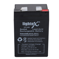 Lightex LT-44 4V 4.0Ah Akü - Thumbnail
