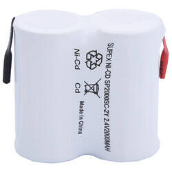 Supex 2000mAh 2'li Süpürge Pili Yan Yana - 3