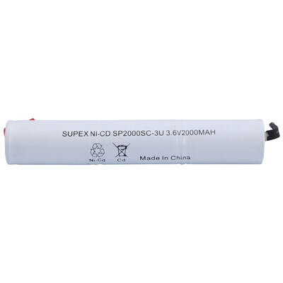 Supex 2000mAh 3'lü Süpürge Pili Üst Üste - 1