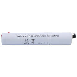 Supex 2000mAh 3'lü Süpürge Pili Üst Üste - 3