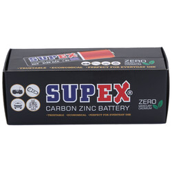 Supex R03/AAA Çinko Karbon İnce Kalem Pil, 1.5V, 60'lı Kutu - Thumbnail